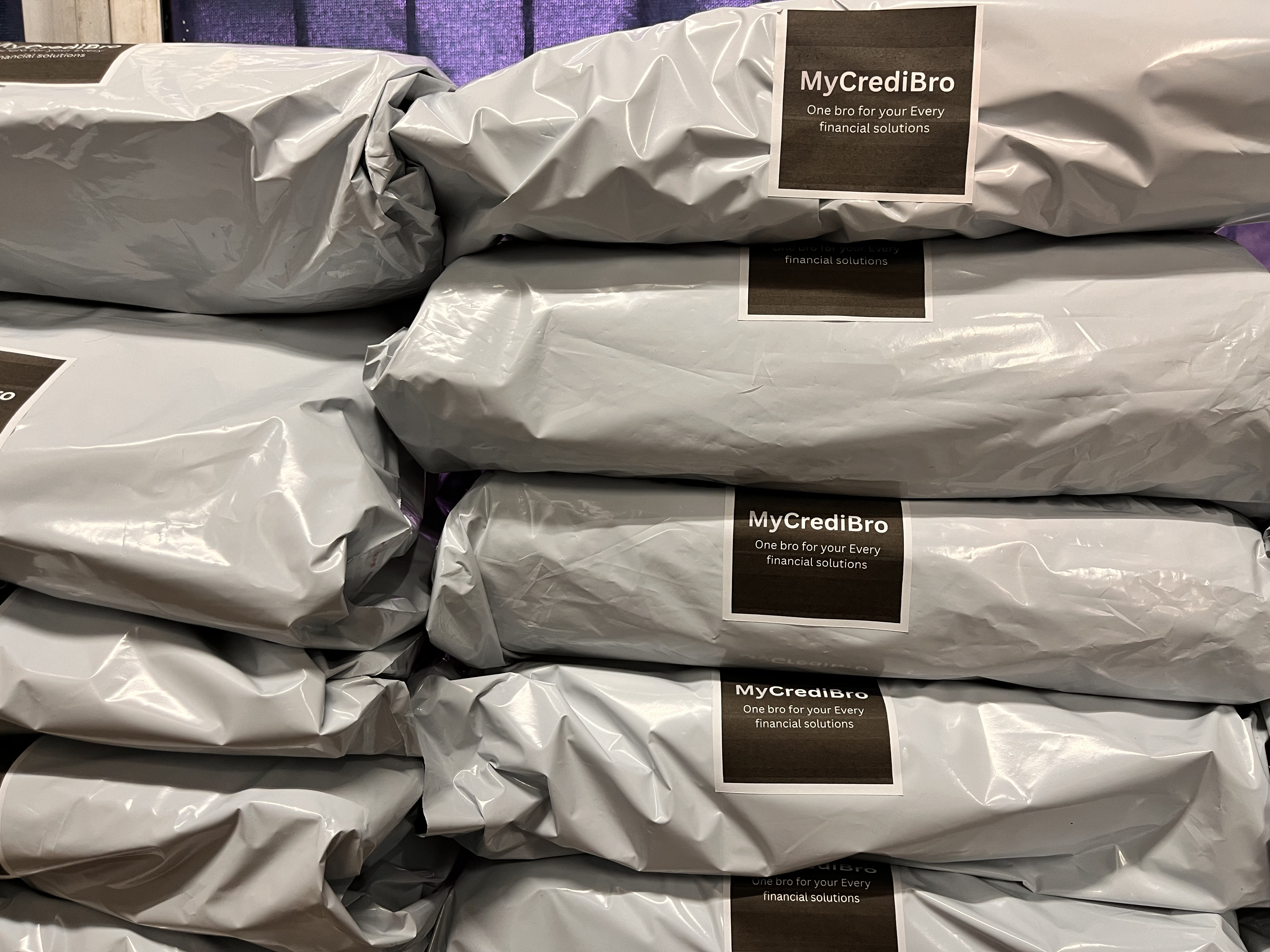 Leather bag combo packed in a courier box by MyCrediBro