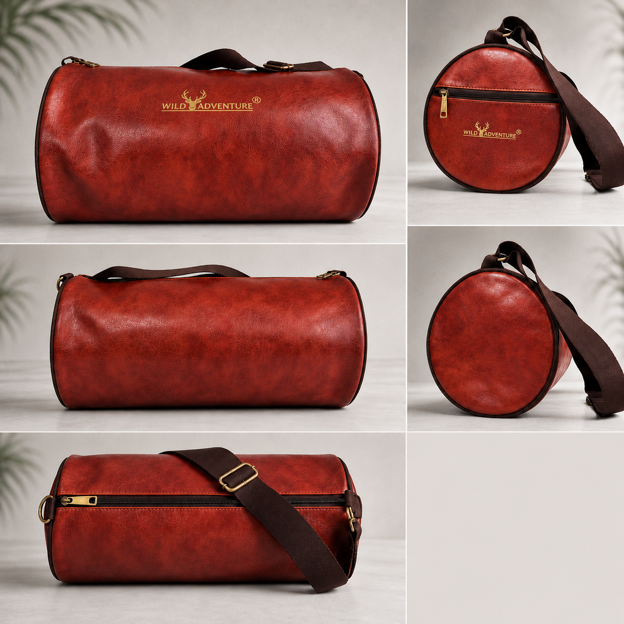 Premium Leather Gym Bag